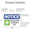 Signmission Infection Control Kit, 18 in W x Rectangle, Aluminum OS-2PACK-NS-A-1218-L-13698 - alternate 2